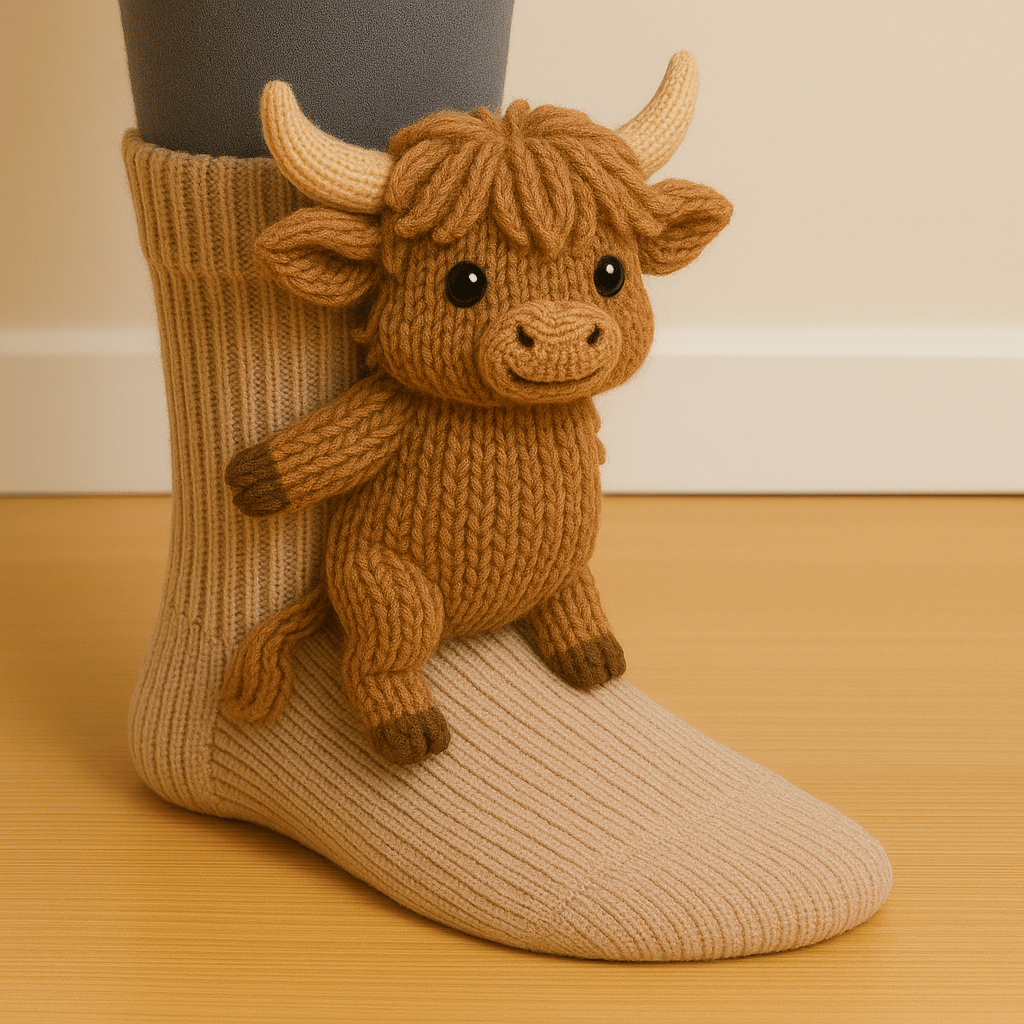 Animal Cozy Knit Socks