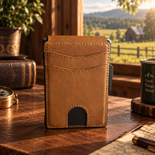 Luxium Genuine Leather Card Holder Wallet