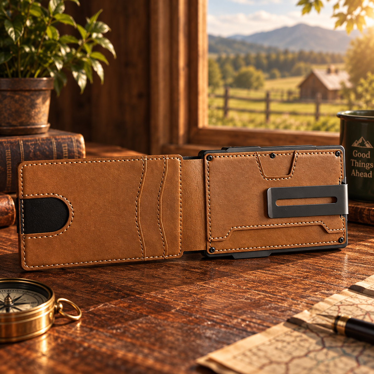Luxium Genuine Leather Card Holder Wallet